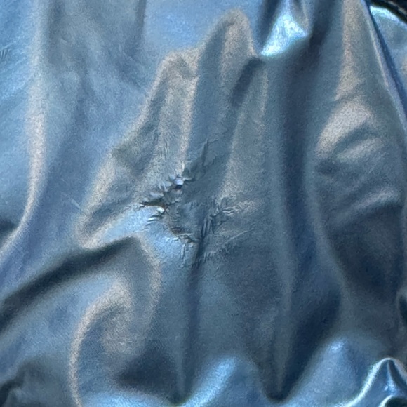 Abercrombie Kids Puffer Sherpa Lined Coat- Blue- Size 13/14 - Picture 12 of 17